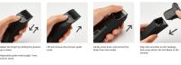 Recortadora para hombres, afeitadora de vello corporal 2 en 1 y afeitadora de vello en la ingle, recortadora de doble cabezal para afeitado sin rasguños, aseo suave, liviana con bloqueo de viaje, resistente al agua IPX6, pantalla LED - details 5