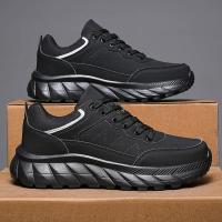 Zapatillas de deporte de otoño e invierno para hombre, zapatos informales con plataforma ligera, zapatos deportivos impermeables de talla grande 38-48, calzado para hombre - details 2