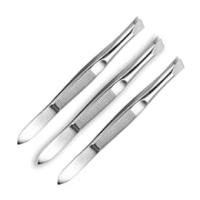 refine tweezers slant tip value pack of 3 three pieces