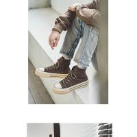 Zapatillas de Skate de Cuero Gamuza Altas Comodas para Hombres y Mujeres con Plataforma de Elevación - details 18