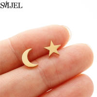 3Pcs Pendientes De Estrella Y Luna Pequeña En Acero Inoxidable Joyería Diaria Para Adolescentes Regalo De Cumpleaños Para Mujer Bijoux - details 12