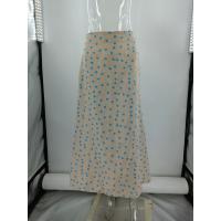 Falda larga casual con estampado de lunares para mujer con falda larga - details 14