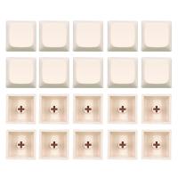 Teclas PBT en blanco para teclado mecánico, instalación de teclas de perfil 1U XDA, 20 piezas, envío directo - details 14