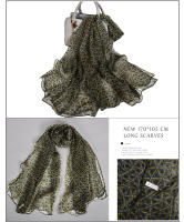 BYSIFA Pañuelo de Seda Emeralda Largo de Moda para Mujer Primavera/Verano - details 11