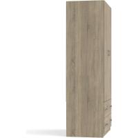 Armario Dormitorio Ropero 2 Puertas 2 Cajones, Roble Cambrian, 180x74x50 cm(Alto x Ancho x Fondo) - details 1
