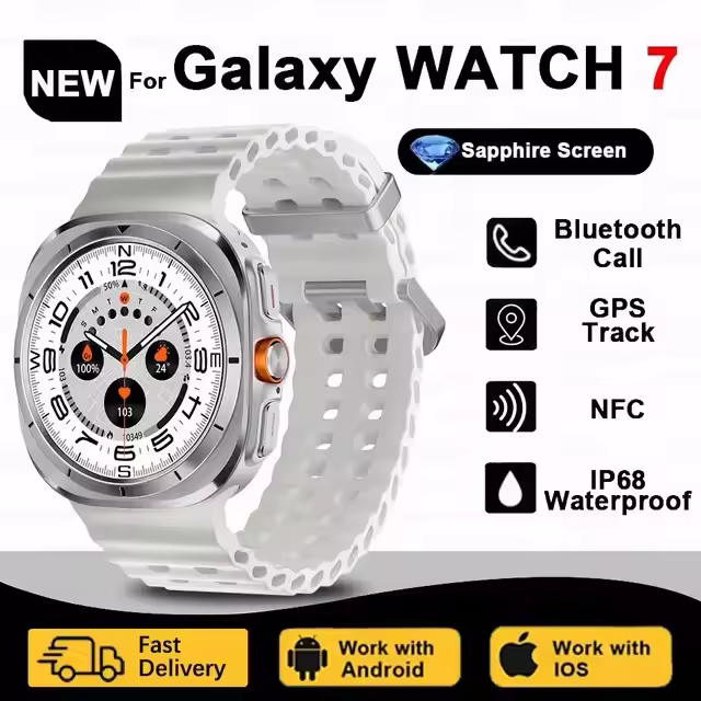 2025 nuevo reloj inteligente masculino multifuncional, llamada bluetooth, trayectoria deportiva gps, IP68， Frecuencia cardíaca, presión arterial, sueño aeróbico, pulsera inteligente para monitorear la salud de las mujeres - 1
