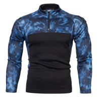 Camisa de combate táctico para hombre, uniforme militar, Sudadera con capucha de camuflaje, ropa del ejército, sudadera de manga larga para correr - details 1