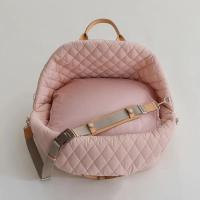 Bolsa de transporte de lujo para perros pequeños y gatos, asiento de coche, cama de viaje para mascotas, portátil, lavable - details 11