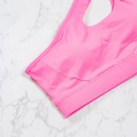 sujetadores deportivos de un hombro para mujer, Top de Yoga, chaleco, Yoga, gimnasio, deporte al aire libre, correr, ropa interior deportiva - details 2