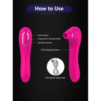 Embalaje privado SEX Vibrador de succión vaginal, estimulador de clítoris con succión de lengua oral, juguetes sexuales para adultos, masturbador erótico - details 6