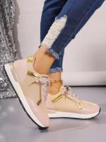Zapatillas De Mujer 2023 Nuevas Plataforma Cómodas De Cuero Parcheado Zapatos De Correr Al Aire Libre Deporte Casuales Ladies - details 17