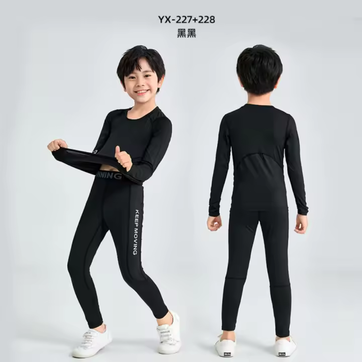 Mallas De Fútbol Para Niños, Traje De Entrenamiento, Ropa Deportiva De Manga Larga, Jersey De Fitness, Otoño E Invierno, 2024 - 1