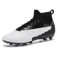 Zapatos de Fútbol de Caña Alta AG/FG Cleats para Hombres y Niños Deportivas de Entrenamiento para Adultos y Niños - details 4
