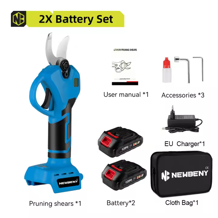 Yofidra Tijeras de Podar Eléctricas sin Escobillas 2 Velocidades, Recargables, Potencia de 600 W, Ideal para Jardín, Bonsái, Herramientas de Hogar DIY - 1