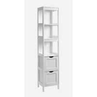 Mueble de Baño Armario de Almacenamiento con Cajón Estantería Regulable Tamaño 30 x 30 x 170 cm - details 5