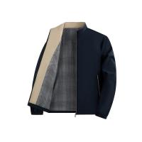 Chaquetas para hombre con cuello levantado, abrigos rompevientos, ropa Formal, Moda para primavera y otoño - details 3