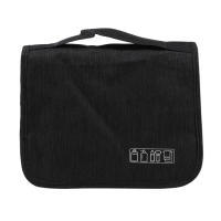 Bolsa De Viaje Portátil Para Hombres Y Mujeres Organizador De Maquillaje Impermeable De Tela Oxford Con Almacenamiento Y Bolsillo Para Artículos De Higiene - details 1