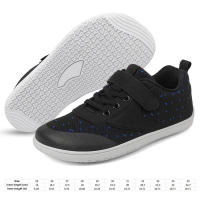 Zapatos deportivos ligeros y transpirables para niños, zapatillas minimalistas con puntera ancha y suela de goma, cómodas para niñas y - details 0