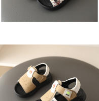 Sandalias de bebé niño verano nuevos niños lindos dibujos animados guapos sandalias de playa de moda zapatos para niños. - details 8