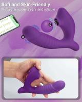 Vibrador de succión inalámbrico Bluetooth para mujer, estimulador de clítoris, masaje de punto G, consolador, Juguetes sexuales vaginales para adultos - details 3