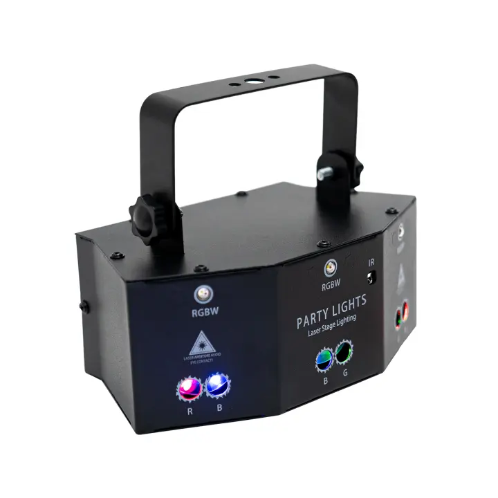 Luz de Disco LED RGB DJ Efecto de Iluminación de Escenario para Fiesta, Bar y Cumpleaños - 1