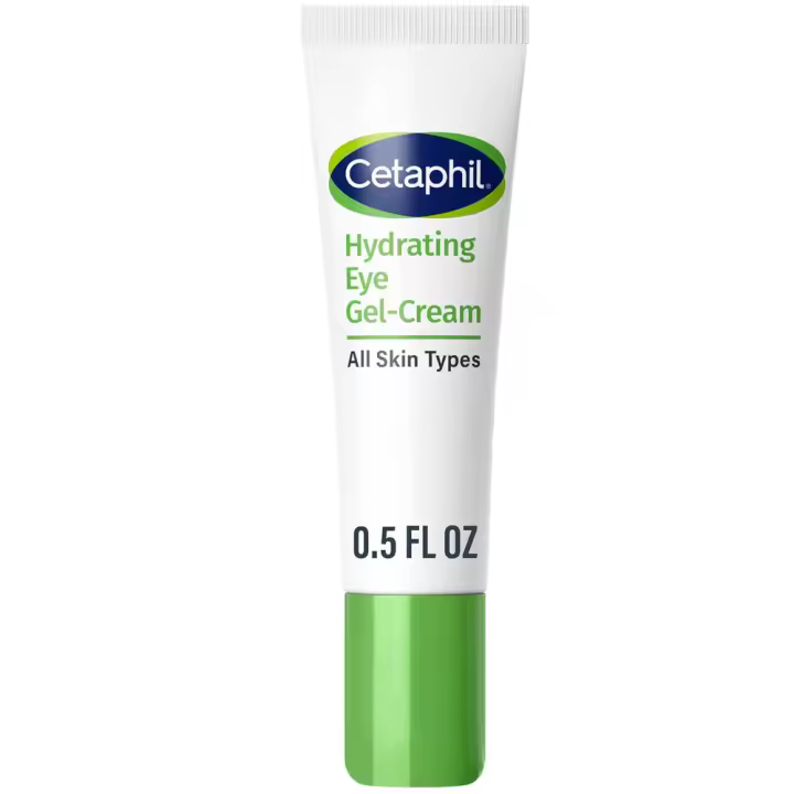 Cetaphil Gel-Crema hidratante para ojos, con ácido hialurónico, 0,5 fl oz, ilumina y suaviza debajo de los ojos, hidratación las 24 horas para todos - 1
