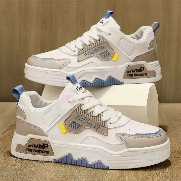 Zapatos planos informales para hombre, transpirables, ligeros, duraderos, modernos, versátiles, de suela gruesa, antideslizantes e impermeables - 1