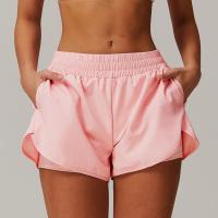 Pantalones Cortos de Yoga para Mujer Cinturón Elástico, Bolsillos, Ideal para Fitness, Ciclismo, Correr, Entrenamiento - details 3