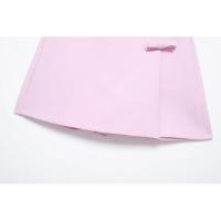 BUNO-Chaleco con lazo y espalda descubierta para mujer, Top calado sin mangas con cuello Halter, falda ajustada elegante, camisetas sin mangas femeninas Y2k, Top corto para oficina - details 28