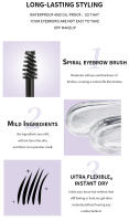 Gel para cejas, ceja fija de larga duración, resistente al agua, manguera de secado rápido, Gel transparente para cejas, maquillaje de ojos - details 3