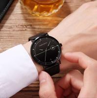 Reloj de Cuarzo Premium Automático, Movimiento Japonés, Correa de Acero Inoxidable Azul Negro, Resistente al Agua, Moda de Viaje para Hombres - details 4