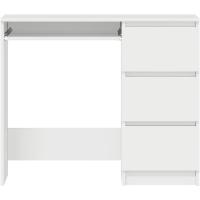 Escritorio de Madera contrachapada Blanco Brillo 90x45x76 cm - details 5