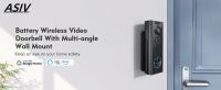 Timbre de Video inalámbrico sin Subscription-2K, cámara de seguridad HD, almacenamiento Local/en la nube con soporte multiángulo, Wi-Fi de 2,4 GHz, funciona con Alexa y Google Home - details 0