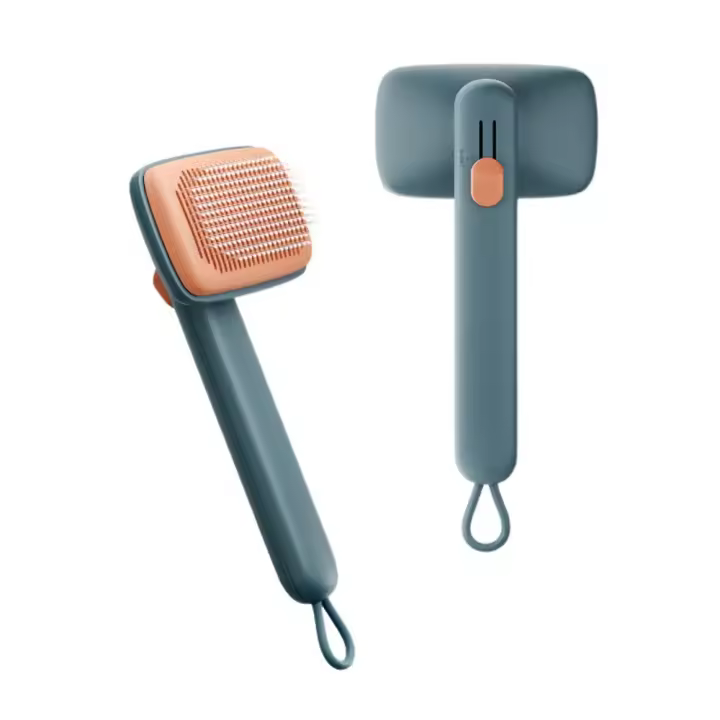 Peine profesional para el cuidado de mascotas, portátil, lavable, de acero inoxidable, fácil de operar, peine colgante para cortar el pelo de perros - 1