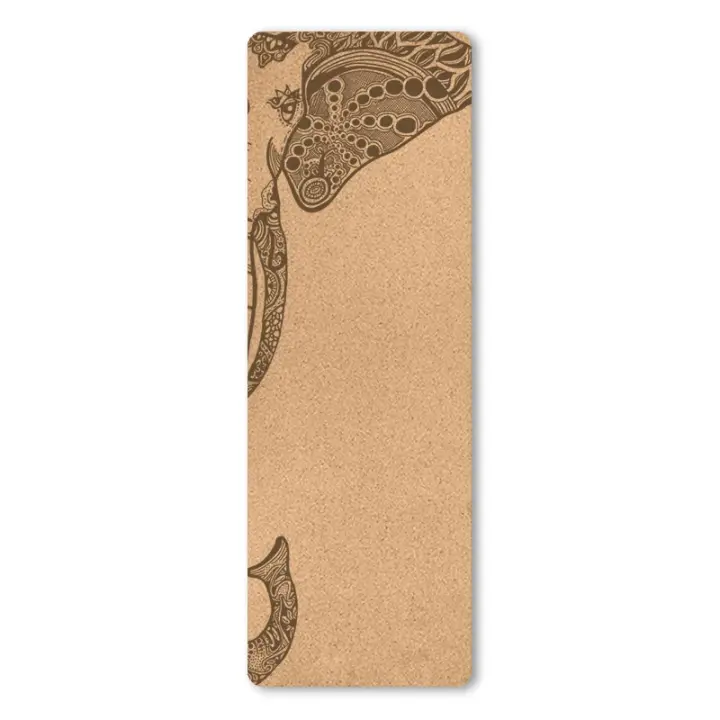 Estera de Yoga Antideslizante y Absorbente de Sudor Estampada de TPE Natural - 1