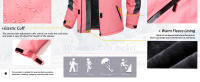 MAGCOMSEN-Chaqueta de esquí impermeable para mujer, abrigo de nieve con aislamiento, cálido, a prueba de viento, con capucha, forrado de lana, Invierno - details 1