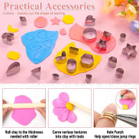 Kit DE FABRICACIÓN de pendientes de arcilla polimérica, cortadores de acero inoxidable, molde hecho a mano, herramienta de cerámica, bricolaje, artesanía de cerámica, suministros de joyería de diseñador - details 3