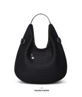 Bolso de hombro de gran capacidad de malla vintage estilo punk - details 13