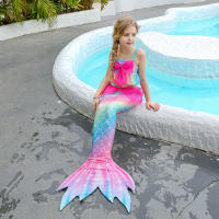 Traje de baño de cola de sirena para niños y niñas, bañador con Monofin - details 15