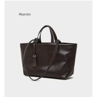 Bolso de cuero genuino para mujer, bolso de hombro para axilas, bolso de cuero de vaca, bolso de piel suave Retro - details 20