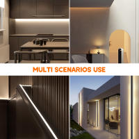 Tira de luces LED de 220V, cinta de lámpara Flexible de alto brillo, resistente al agua, con interruptor, para decoración de cocina, jardín y habitación al aire libre, 2835 - details 9