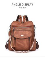 Tendencia de primavera PU Bolso para mujer Mochila para mujer Multifuncional - details 7