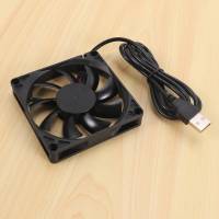 Ventilador USB de 80mm y 5V, dispositivo de refrigeración de CC sin escobillas 8015, para PC, ordenador, enrutador, 2 piezas - details 3