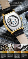 Reloj mecánico de alta gama para hombres, reloj hueco cuadrado de moda automático, reloj mecánico impermeable para hombres - details 7