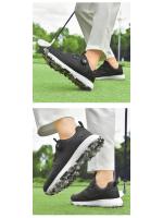 Zapatos de Golf Impermeables Cómodos para Hombres y Mujeres Pisa Firme, Antideslizante, Zapatillas de Moda para Exteriores - details 9