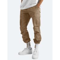 Temu Shein Pantalones Cargo para Hombre Deportes Color Sólido Cordón Multi-Bolsillo - details 14