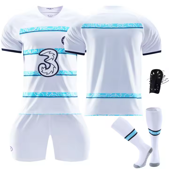 2223 Conjunto de traje de fútbol de camiseta visitante del Chelsea - 1