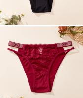 Tanga de Encaje Sexy para mujer, Ropa Interior de baja altura, Lencería de amor secreto, diamantes de imitación - details 9