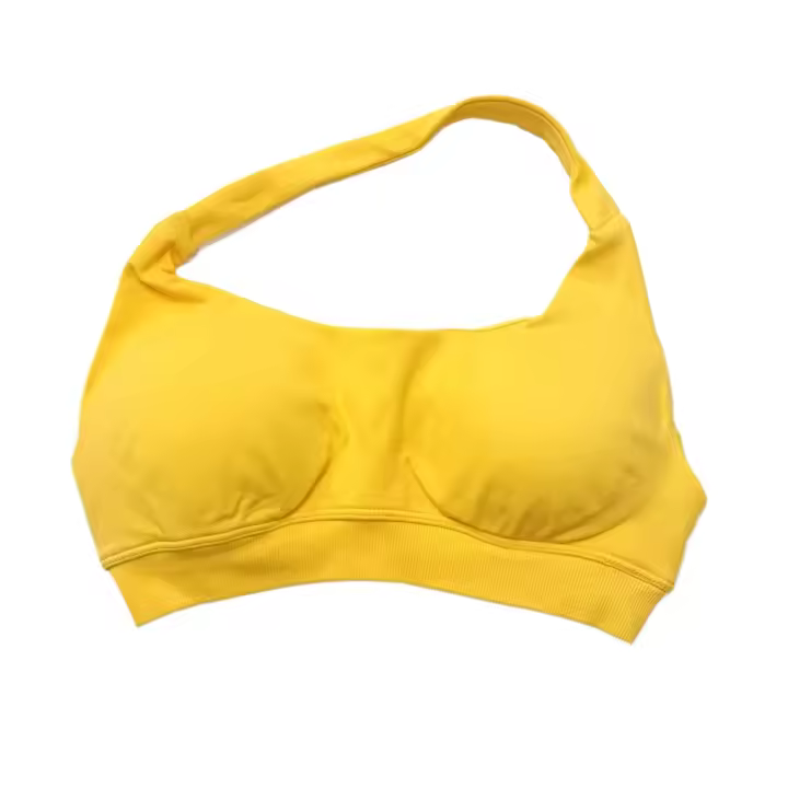 Sujetador deportivo sin costuras para mujer, Top con cuello Halter, soporte alto, realce, espalda abierta, ropa de gimnasio, ropa interior de entrenamiento para Yoga y Fitness - 1