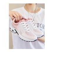 Zapatillas de correr transpirables con cordones para mujer, zapatillas deportivas con cojín de aire y malla ligera, zapatillas de entrenamiento para deportes al aire libre - details 10